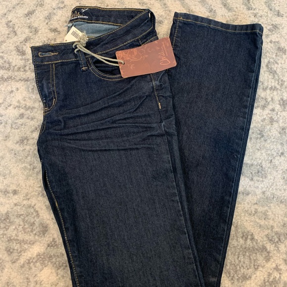 Dark denim jeans size 7 woman's - Picture 6 of 7